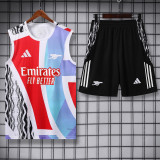 25-26 ARS White Tank top and shorts suit