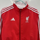 25-26 LIV Red & White Double Sided Windbreaker (双面风衣)