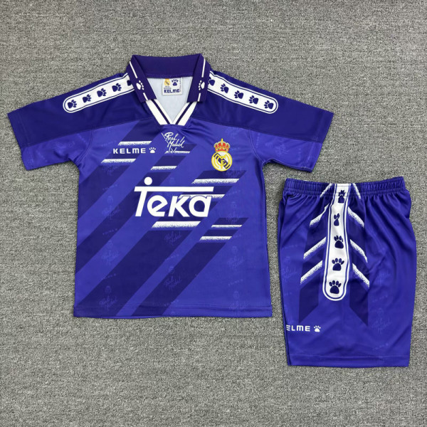 1994-1996 RMA Away Kids Retro Soccer Jersey