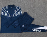 25-26 PSG Jordan Royal blue Half Pull Tracksuit #B2591(半拉链)