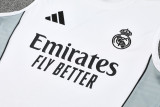 2025-26 RMA White Tank top and shorts suit