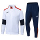 2025 JOM White Jacket Tracksuit #C2504