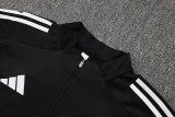 25-26 RMA Black Half Pull Tracksuit #B2501(半拉链)