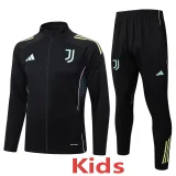 2025-26 JUV Black Kids Jacket Tracksuit #E25116(童装）