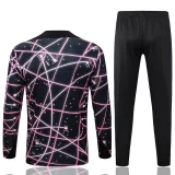 2025-26 PSG Jordan Black Purple Kids Half PullTracksuit #E25121(童装)(半拉链)