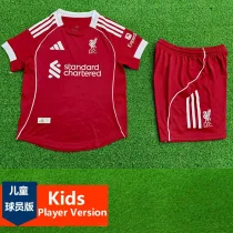 2025-26 LIV Home Kids Player Version Soccer Jersey (球员童装)