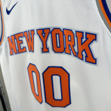 2022-23 KNICKS CLARKSON #00 White Top Quality HotPressing NBA Jersey
