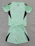 25-26 LIV Green GoalKeeper Kids Soccer Jersey
