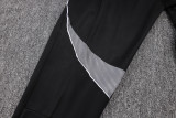 25-26 Argentina Black Kids Half Pull Tracksuit #E25130(童装)(半拉链)