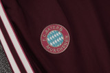 25-26 Bayern Deep Red Half Pull Tracksuit #B2512(半拉链)