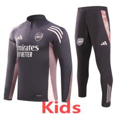 24-25 ARS Brown Kids Half Pull Tracksuit (童装)(半拉链)