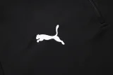 2025-26 Man City Black Half Pull Tracksuit (半拉链）