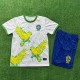 2022-23 Brazil White Special Edition Kids Soccer Jersey(小鸟)
