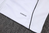 25-26 Germany White Kids Half Pull Tracksuit #E25150(童装)(半拉链)