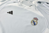2025-26 RMA White Hoodie Tracksuit (卫衣套装）