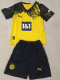 25-26 Dortmund Home Kids Soccer Jersey