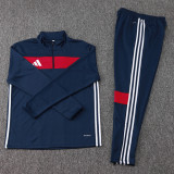 2025 AD Royal blue Half Pull Tracksuit #07(半拉链)