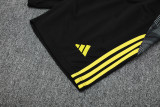 2025 AD Red black Tank top and shorts suit