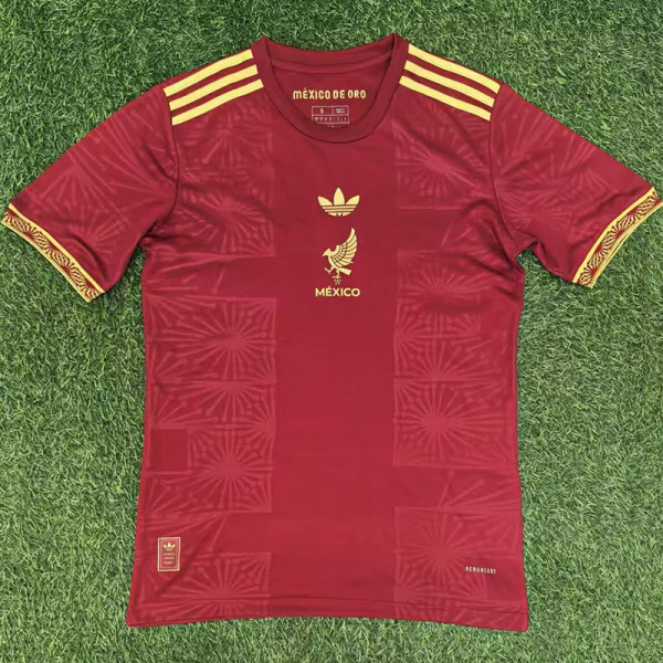 25-26 Mexico Gold Cup Red Fans Soccer Jersey