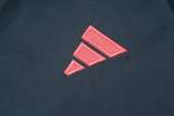 25-26 Bayern Dark gray Kids Half Pull Tracksuit #E25155(童装)(半拉链)