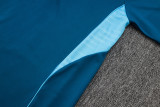 25-26 JUV Royal blue Kids Half Pull Tracksuit #E2543(童装)(半拉链)