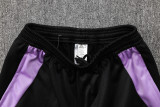 24-25 Germany Black Hoodie Half Pull Tracksuit #F595半拉连帽