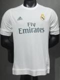 2015-2016 RMA Home Player Version 球员 Retro Soccer Jersey