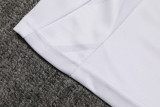 2024 AD White Kids Half Pull Tracksuit (童装)(半拉链)
