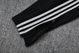2025 AD Black Jacket Tracksuit #2314