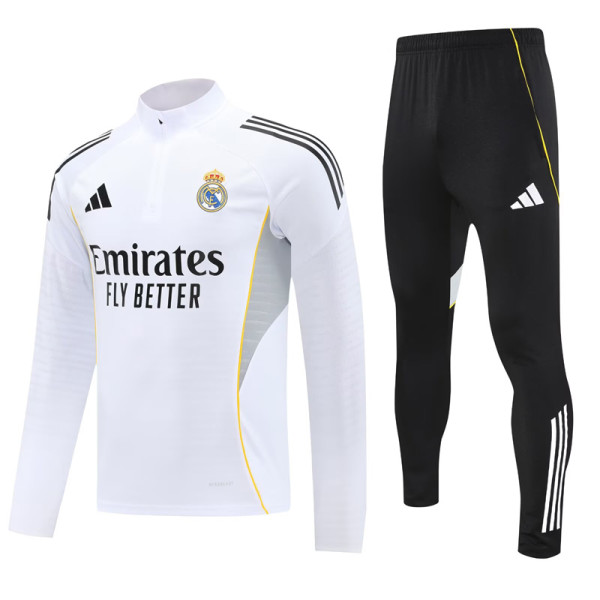 25-26 RMA White Half Pull Tracksuit (半拉链)