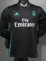 2017-2018 RMA Away Player Version 长袖球员 Long Sleeve Retro Soccer Jersey