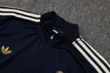 2025-26 JUV Royal blue Kids Half Pull Tracksuit#E2504(童装)(半拉链)