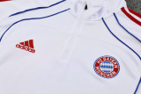 25-26 Bayern White Half Pull Tracksuit (半拉链)