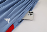 24-25 Cruzeiro Blue grey Half Pull Tracksuit (半拉链)