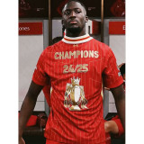 24-25 LIV Home Print CHAMPIONS 24/25 Fans Soccer Jersey