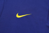 25-26 Brazil Fancy blue Polo Tracksuit