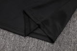 25-26 Germany Black Kids Half Pull Tracksuit #E25137(童装)(半拉链)