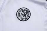 2025-26 Germany White Kids Half Pull Tracksuit#E25115(童装)(半拉链)