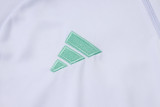 2025-26 JUV White Kids Half Pull Tracksuit #E25117(童)(半拉链)