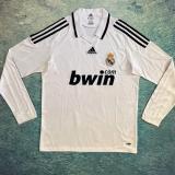 2008-2009 RMA Home Long Sleeve Retro Soccer Jersey (长袖)