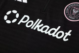 2025-26 Inter Miami Black Half Pull Tracksuit (半拉链）