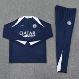 25-26 INT Royal blue Half Pull Tracksuit (半拉链)