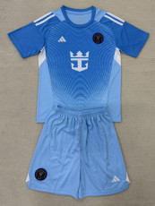25-26 Inter Miami Blue GoalKeeper Kids Soccer Jersey
