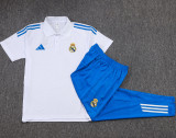 2025-26 RMA White Polo Tracksuit #C2552