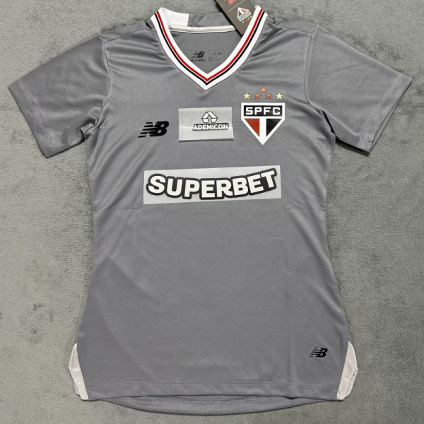 25-26 Sao Paulo Grey Women Soccer Jersey(女)