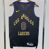 2023-24 LAKERS WESTBROOK #0 Black City Edition Top Quality Hot Pressing NBA Jersey