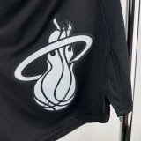 2023-24 HEAT Black City Edition Top Quality NBA Pants