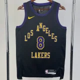 2023-24 LAKERS BRYANT #8 Black City Edition Top Quality Hot Pressing NBA Jersey