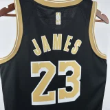 2022-23 LAKERS JAMES #23 Black Glory Edition Top Quality Hot Pressing NBA Jersey (荣耀版)