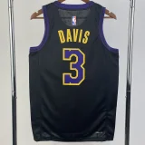 2023-24 LAKERS DAVIS #3 Black City Edition Top Quality Hot Pressing NBA Jersey